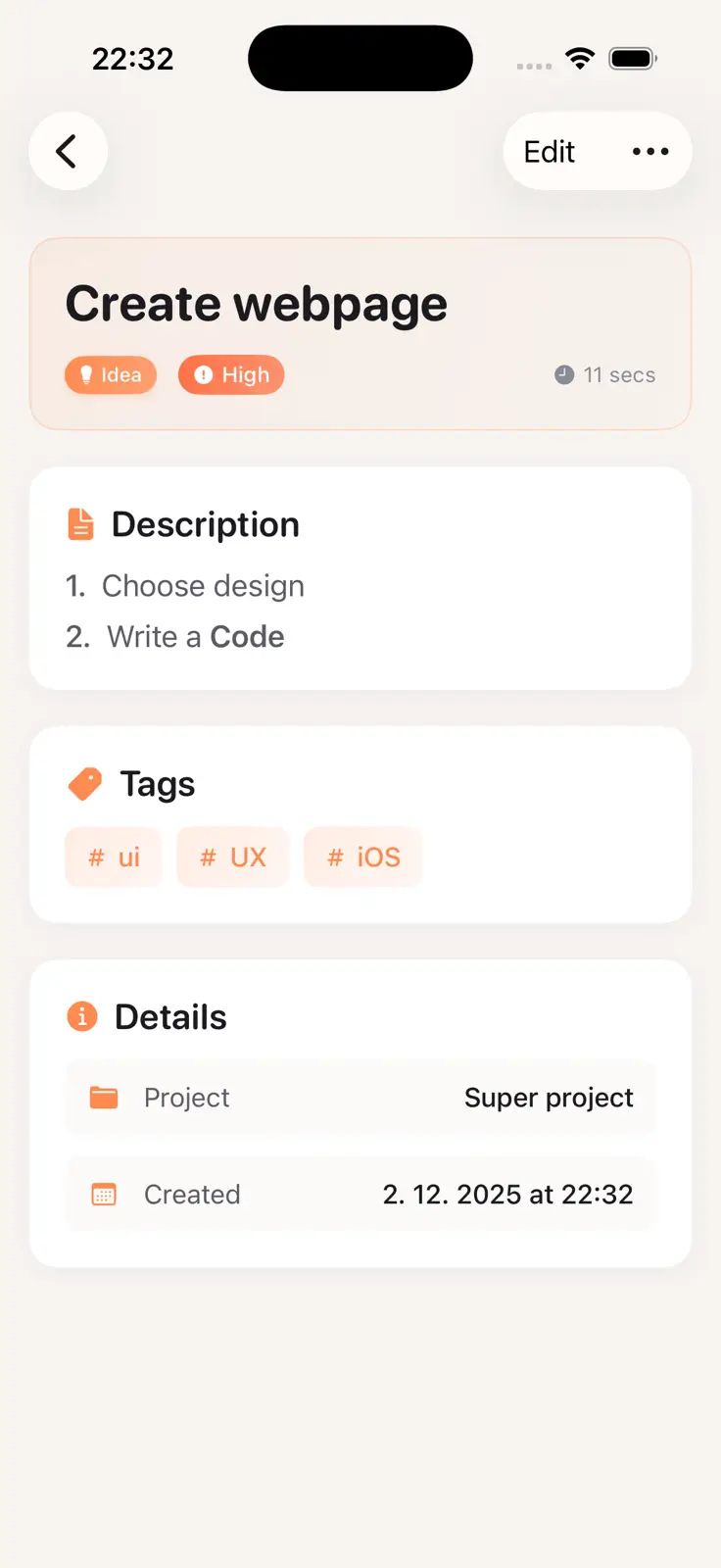 Idea Detail